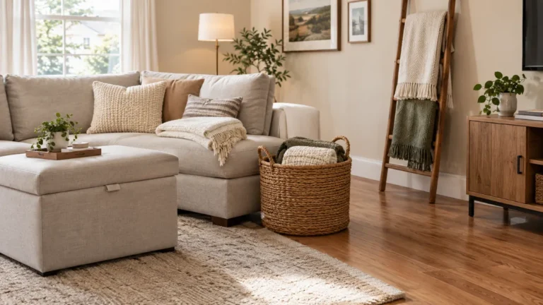 15 Blanket Organization Ideas for a Tidy Living Room