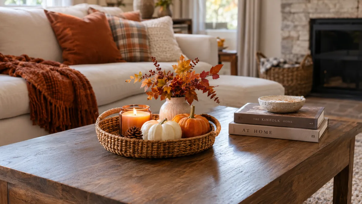 15 Fall Coffee Table Decor Ideas for a Warm, Stylish Home