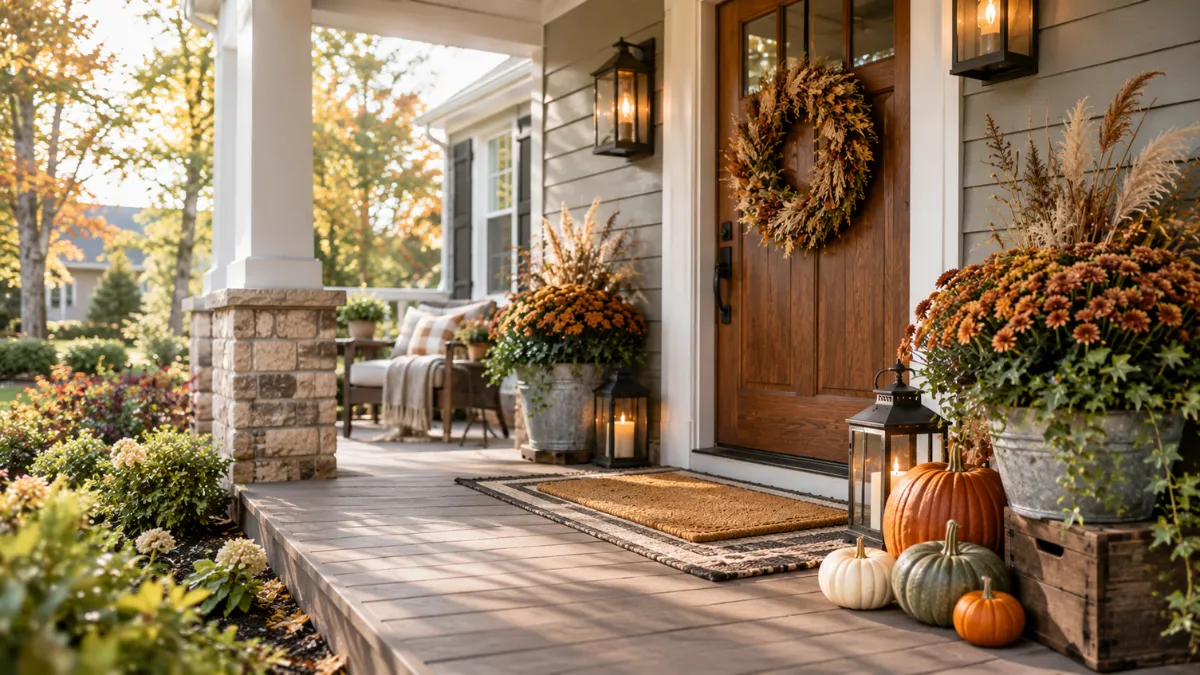 15 Fall Decor Ideas For Outside Front Porch