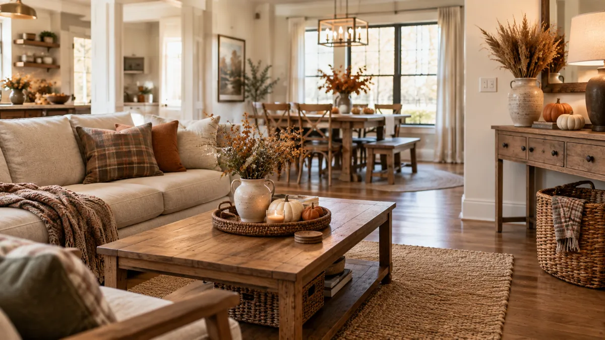 15 Farmhouse Fall Decor Ideas For The Home That Feel Warm
