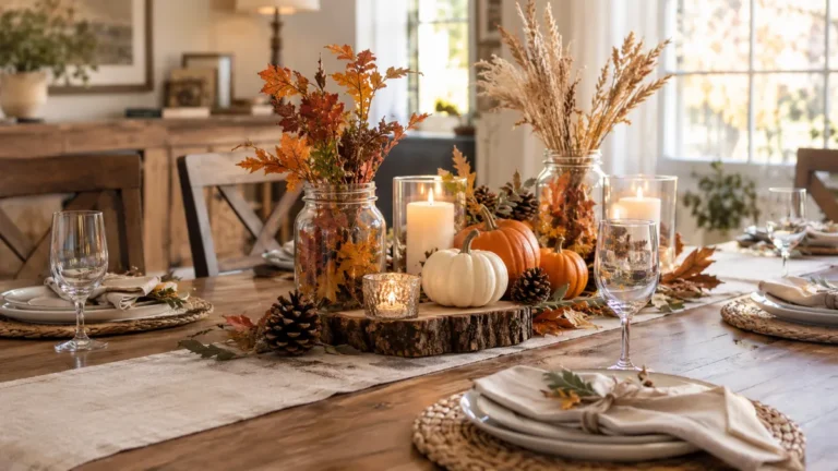 16 DIY Fall Table Decor Ideas for a Warm Autumn Home