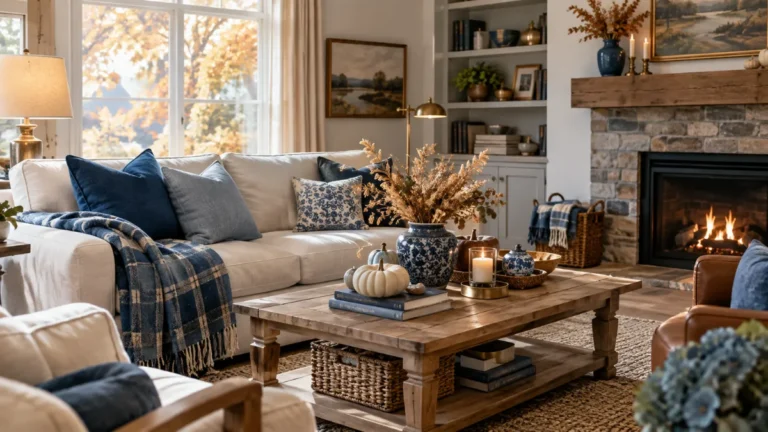 16 Fall Decor Ideas For The Home Blue Lovers Will Love