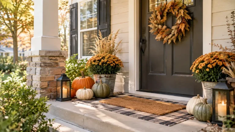 16 Fall Porch Decor Ideas Front Doors for a Welcoming Entry