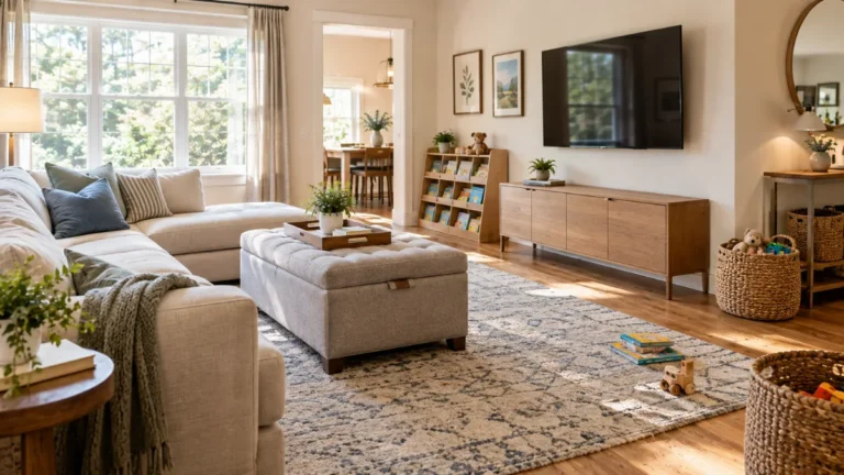 16 Living Room Organization Ideas With Kids That Work