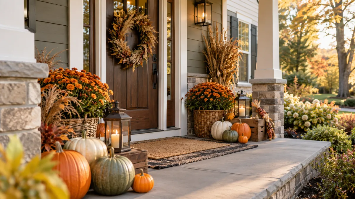 17 Fall Decor Ideas Front Porch for a Warm Welcome