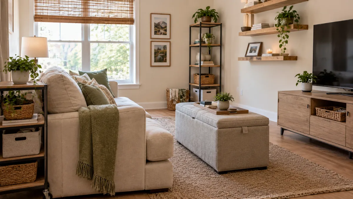 18 Living Room Organization Ideas On A Budget That Work