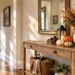 19 Entryway Table Fall Decor Ideas for a Warm Welcome
