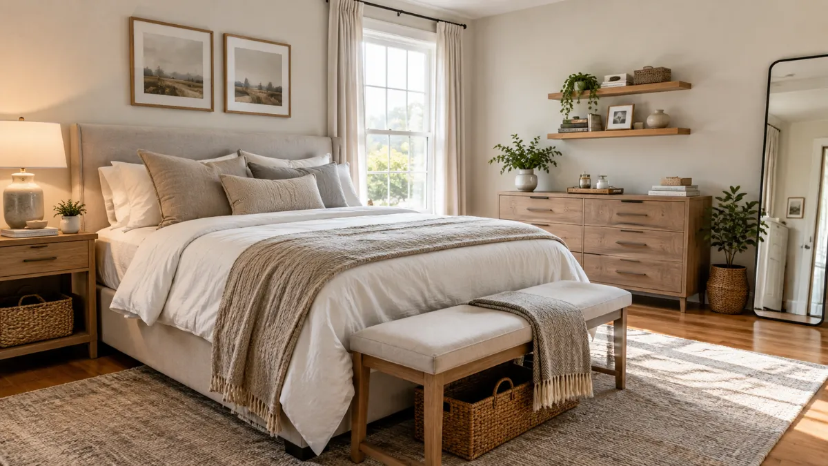20 Bedroom Organization Ideas Aesthetic for a Calmer Space