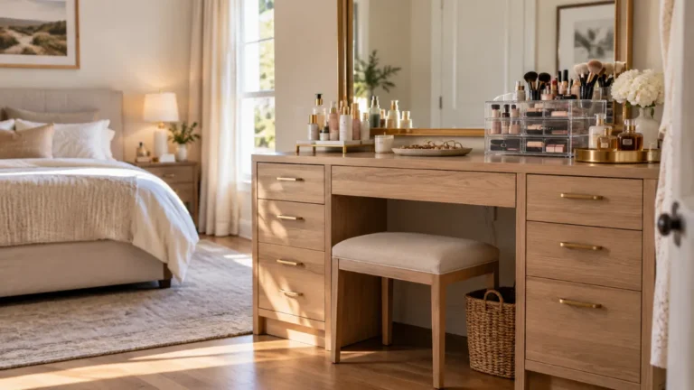 20 Bedroom Organization Ideas Vanity for a Tidy, Stylish Space