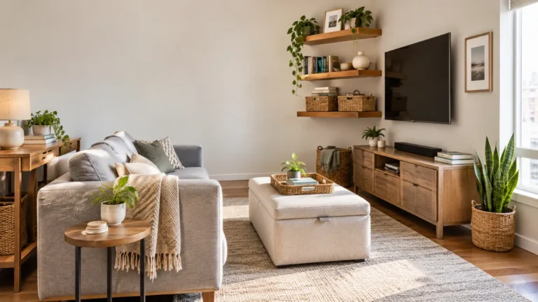25 Small Living Room Organization Ideas for a Tidy Home