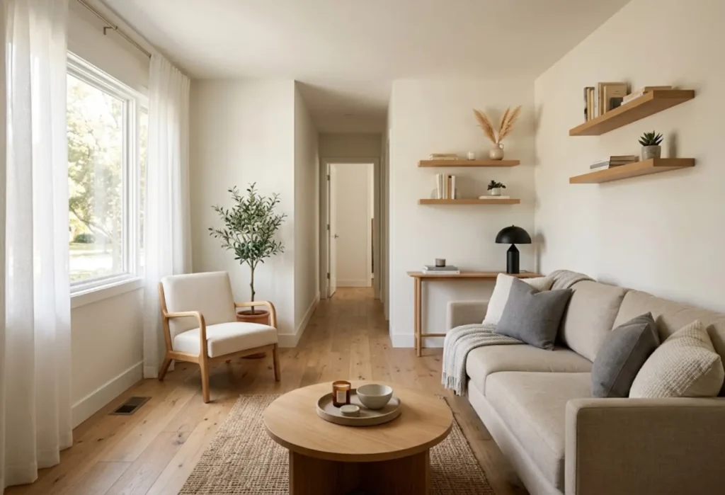 A 10-by-12-Foot Living Room Layout