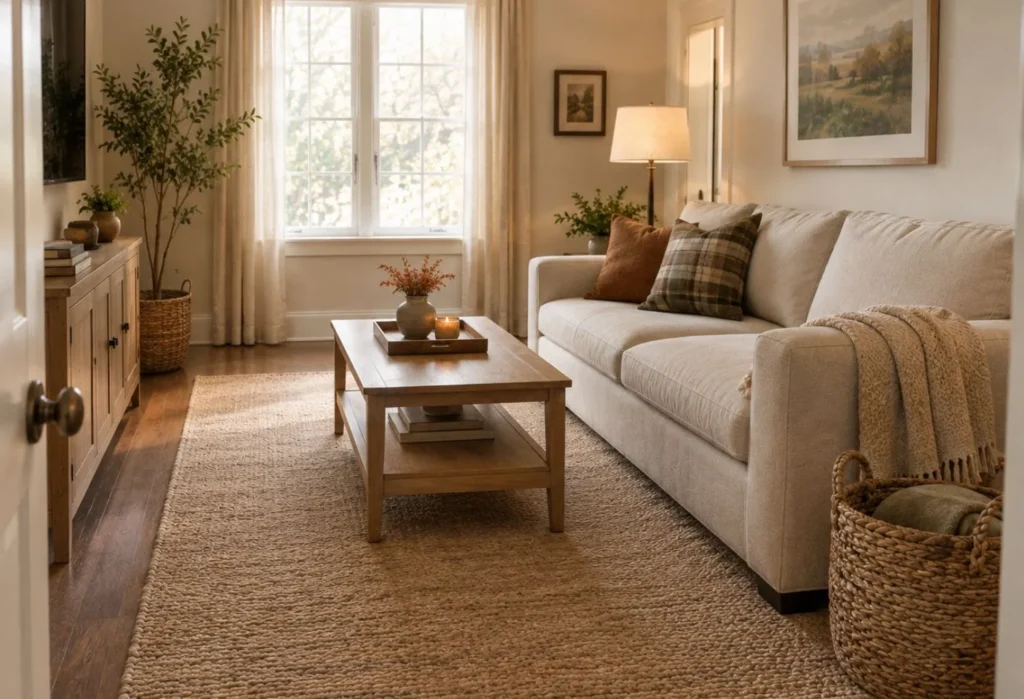 A 10-by-12-Foot Living Room Setup