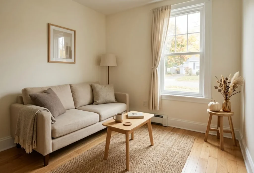 A 10-by-12 Living Room Corner