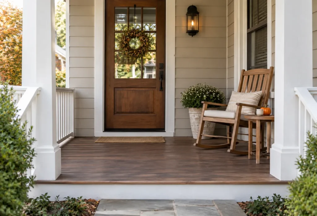 A 6-by-8-Foot Porch Seating Setup