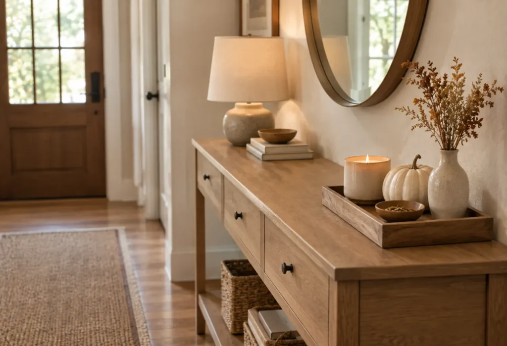 A Fall-Inspired Entryway Tray