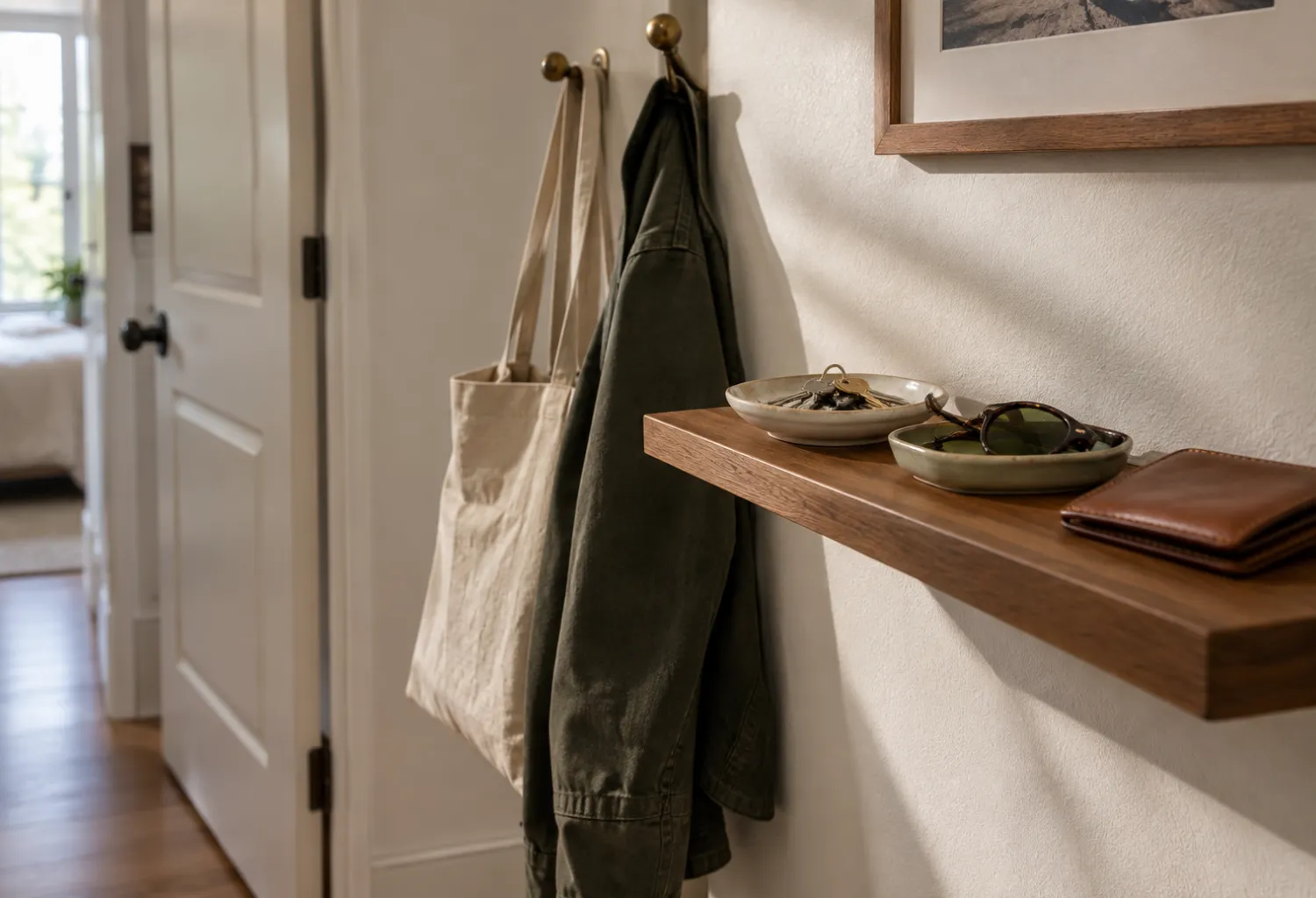 A Shared Command Station Near the Door