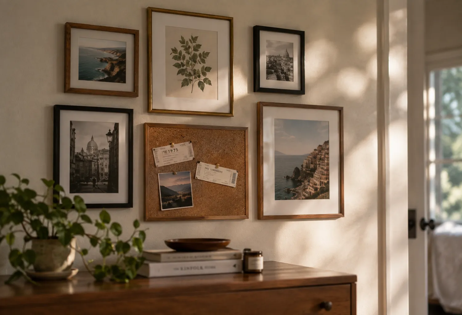 A Shared Vision Board or Memory Wall