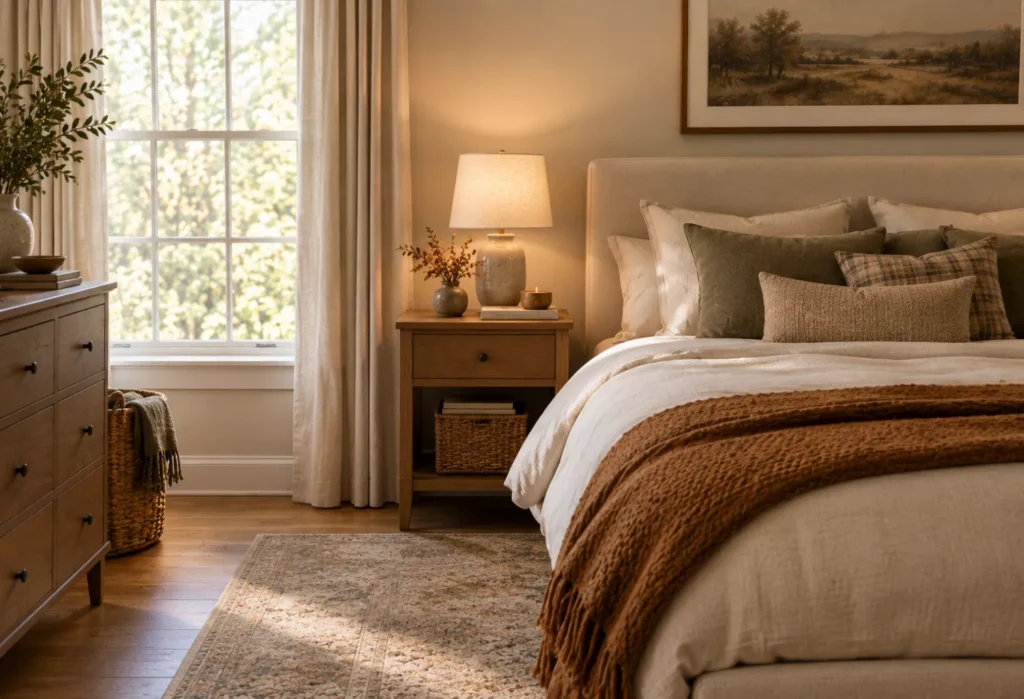 A Simple Fall Bedroom Layer