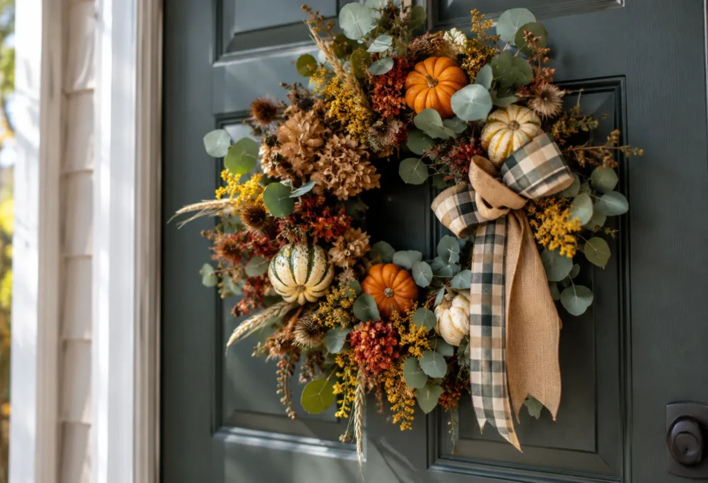 A Statement Fall Wreath