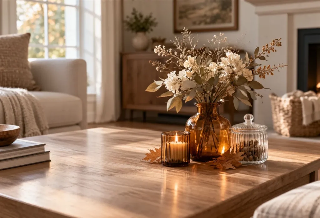  Amber Glass Accents