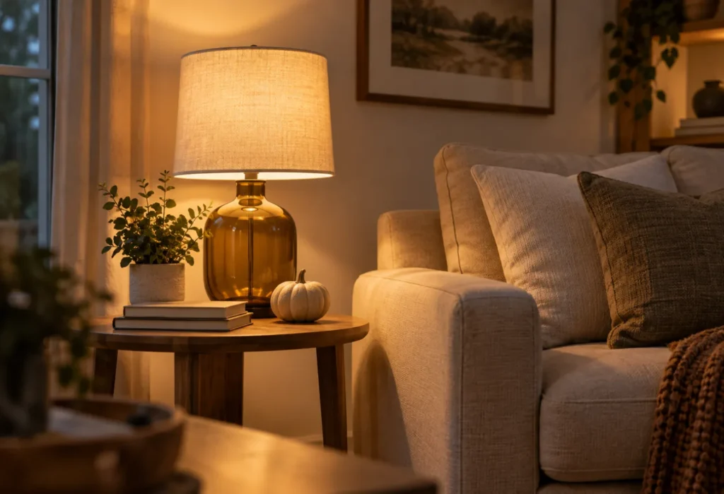 Amber Table Lamps