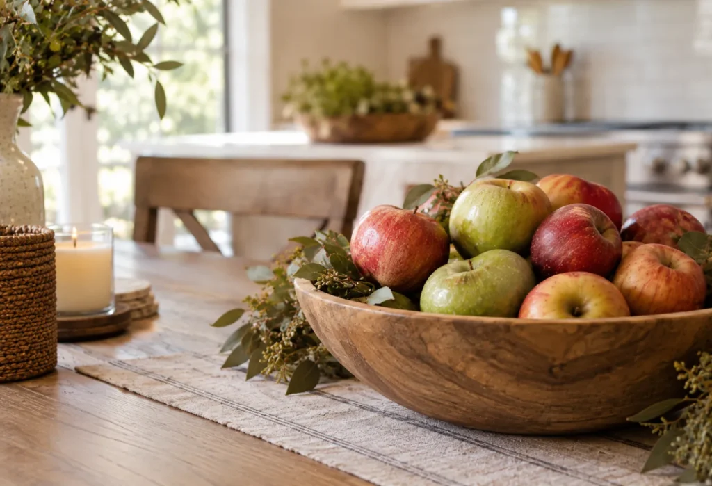 Apple and Greenery Bowl