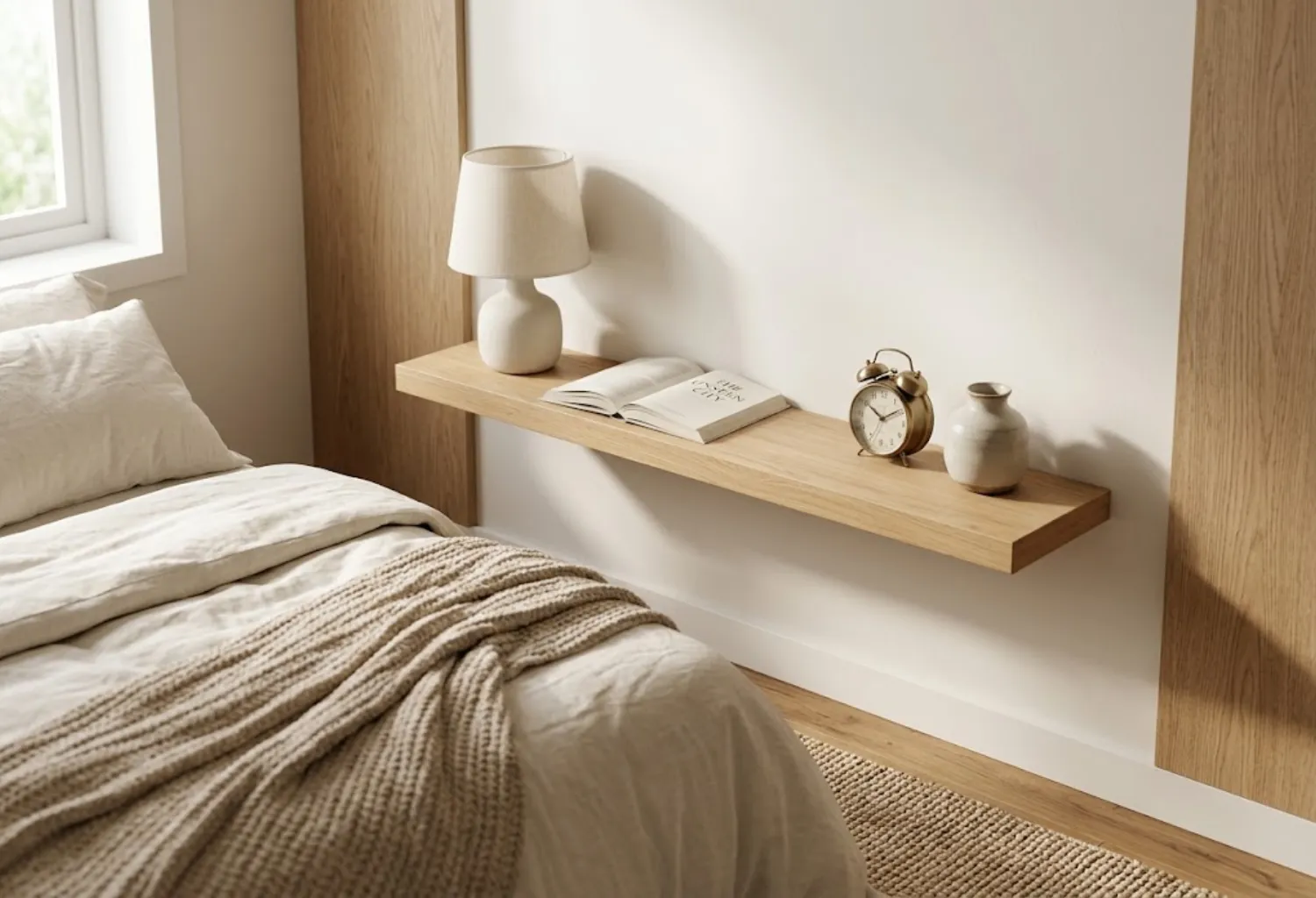 Bedside Wall Shelf