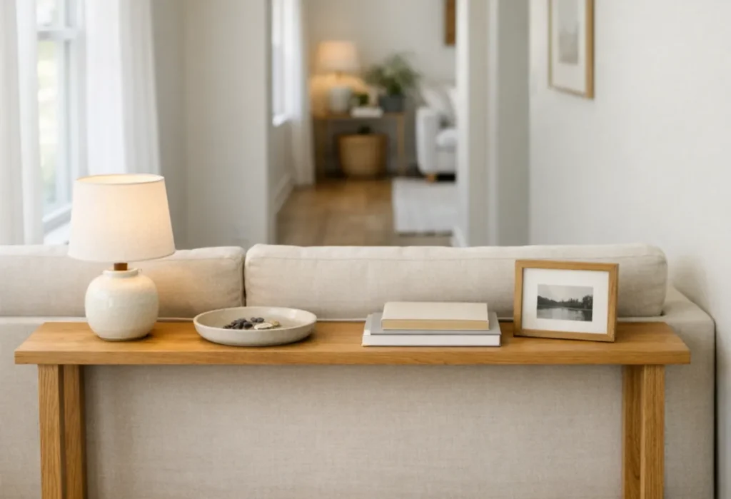 Behind-Sofa Console Shelf