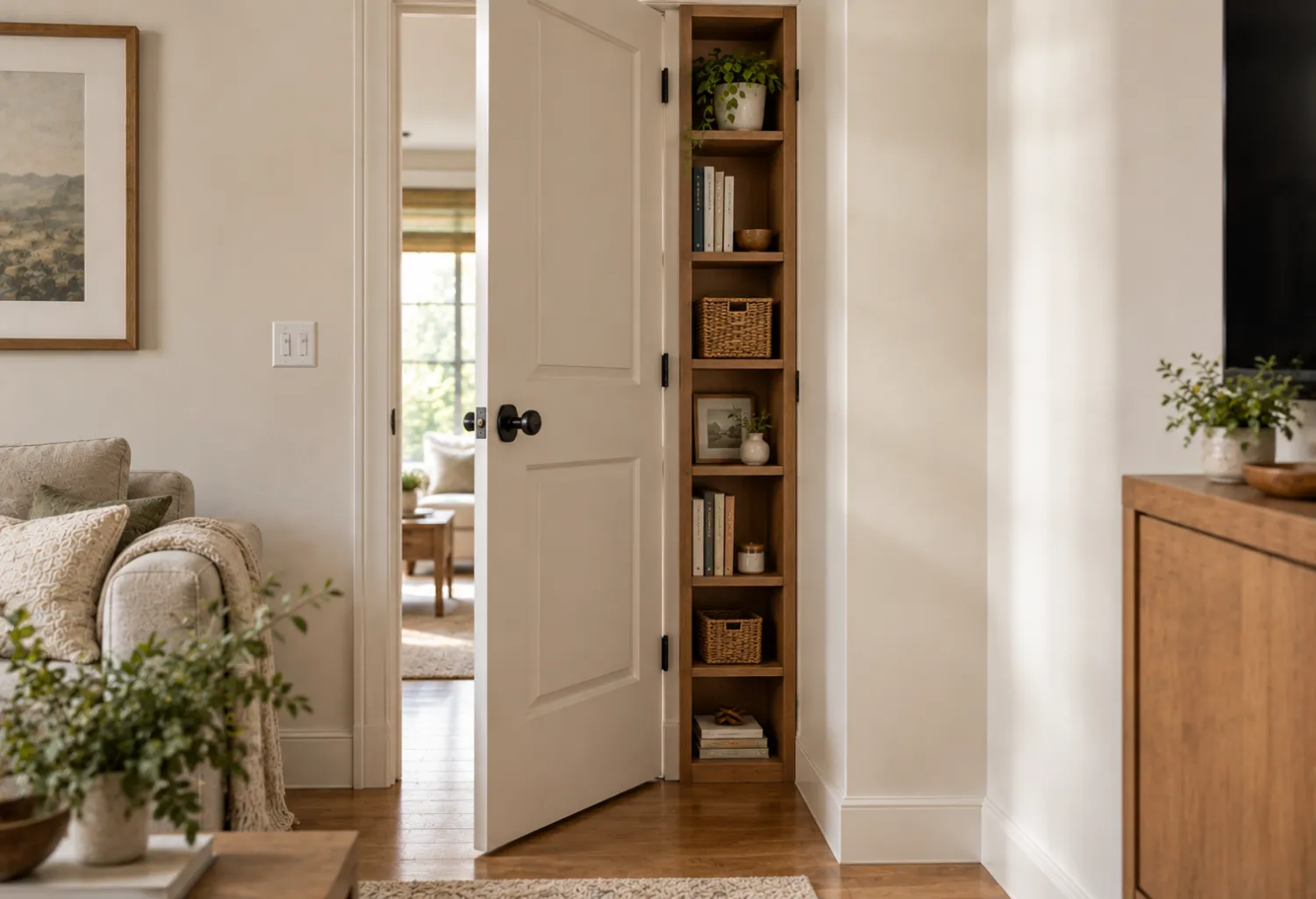 Behind-the-Door Shelving