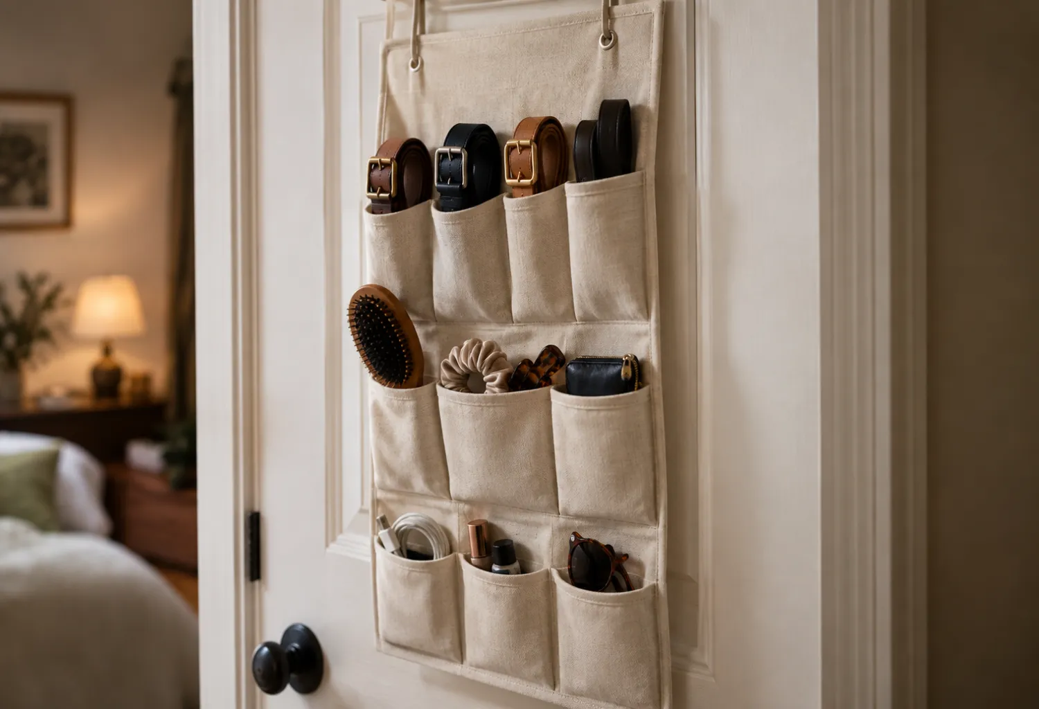 Behind-the-Door Storage for Small Items