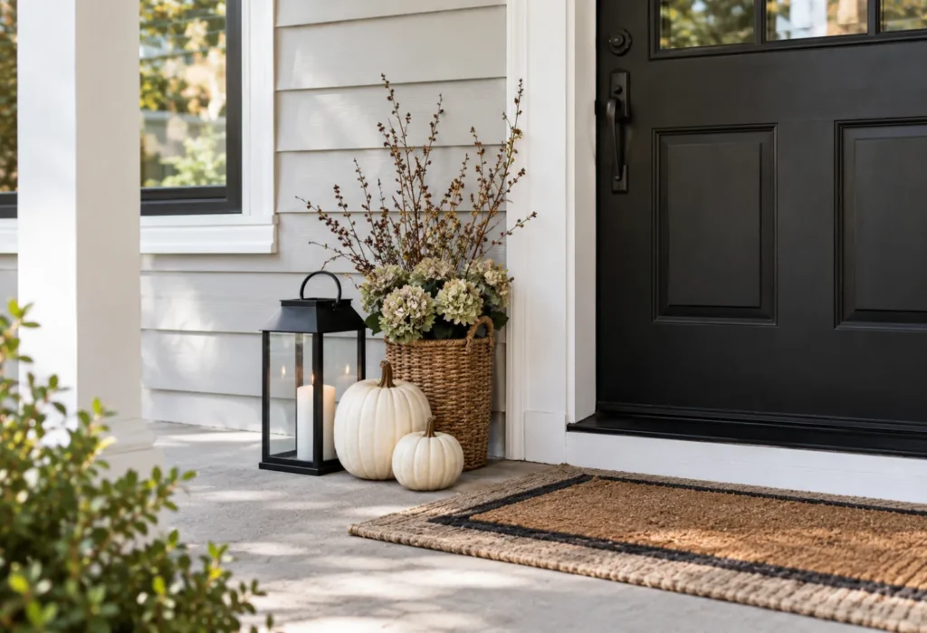 Black-and-White Fall Decor