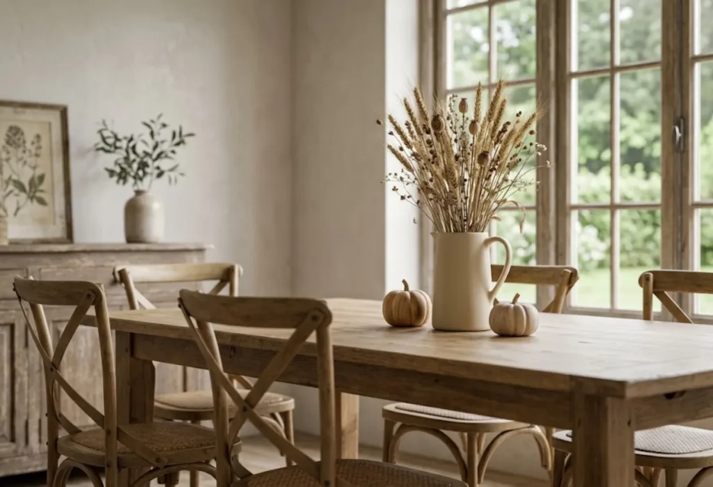 Build a Neutral Farmhouse Centerpiece