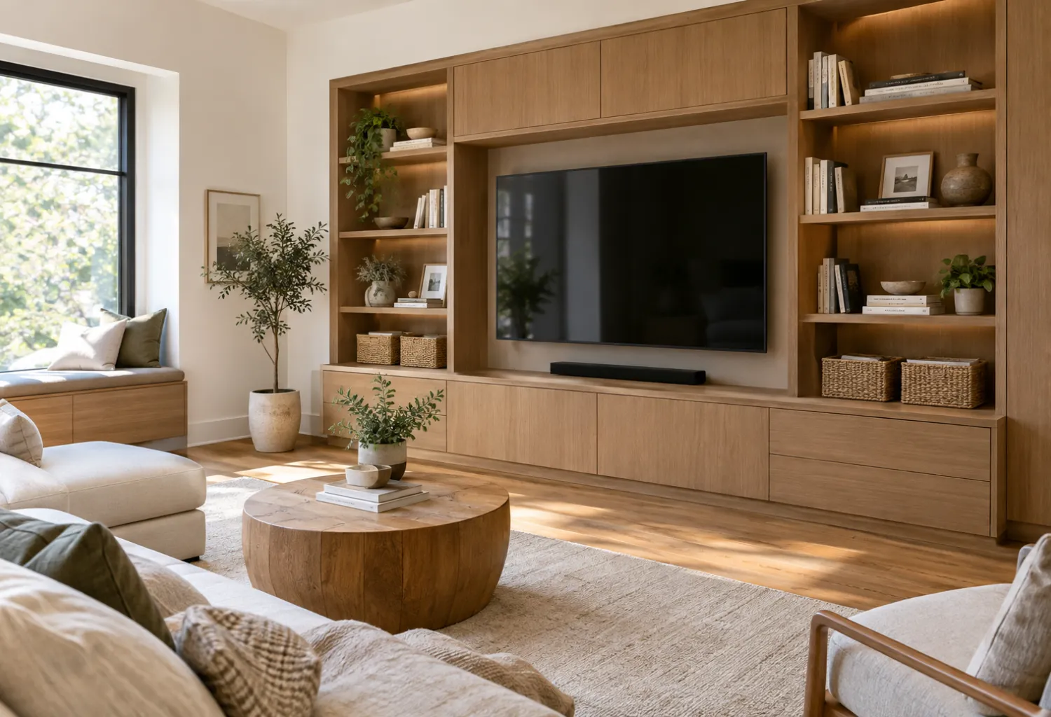 Built-In Media Cabinets