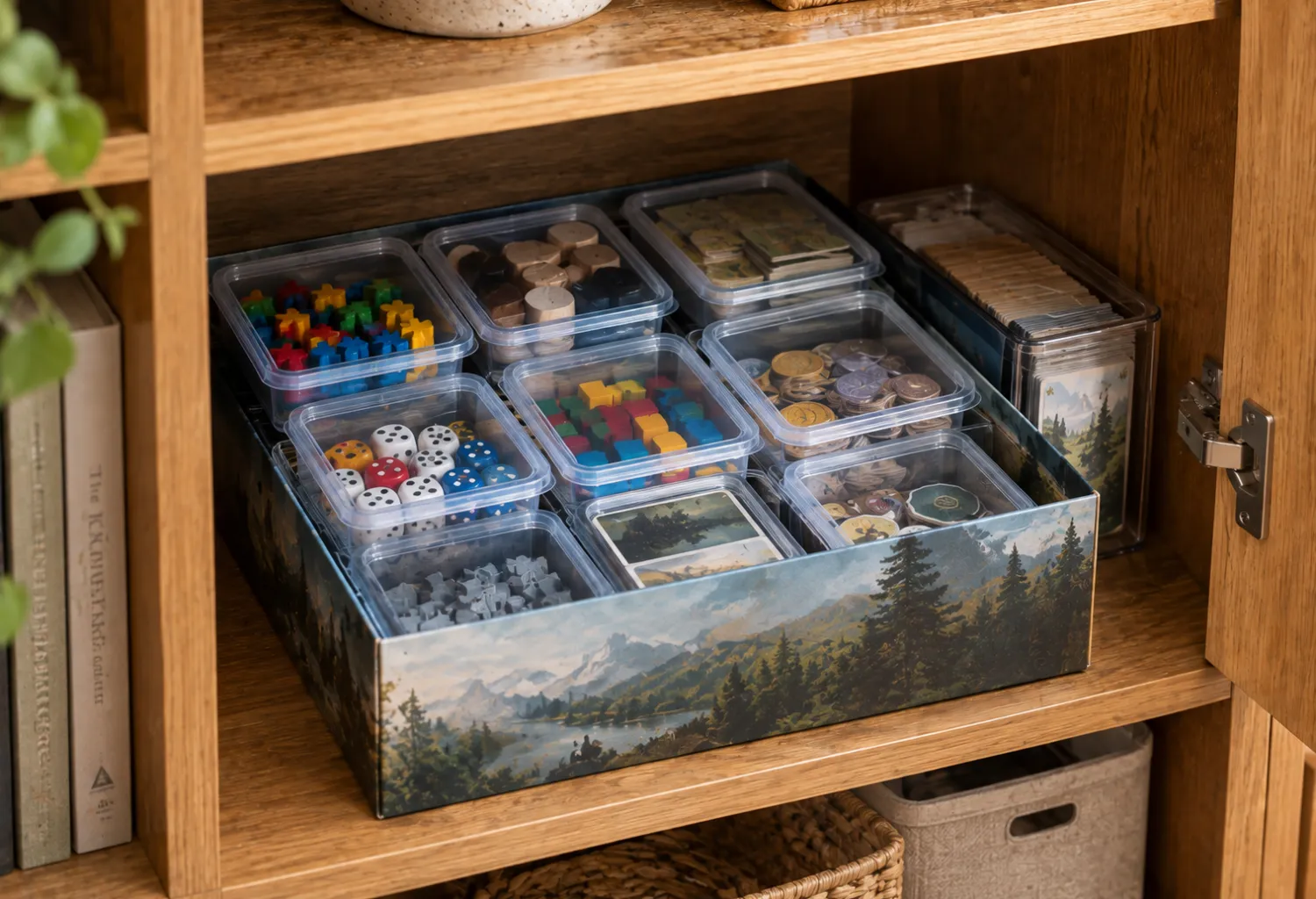 Clear Component Containers