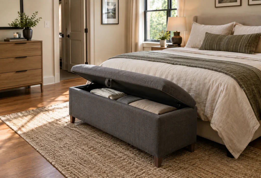 Closed Storage Bench