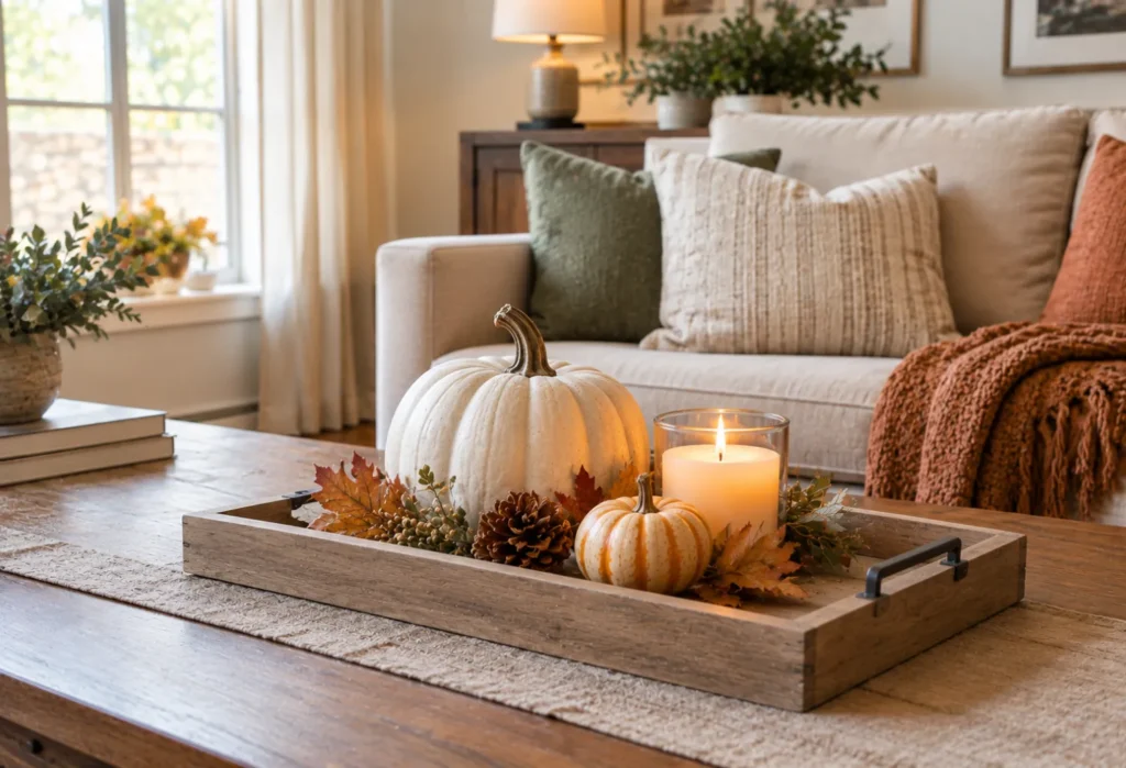 Coffee Table Fall Tray