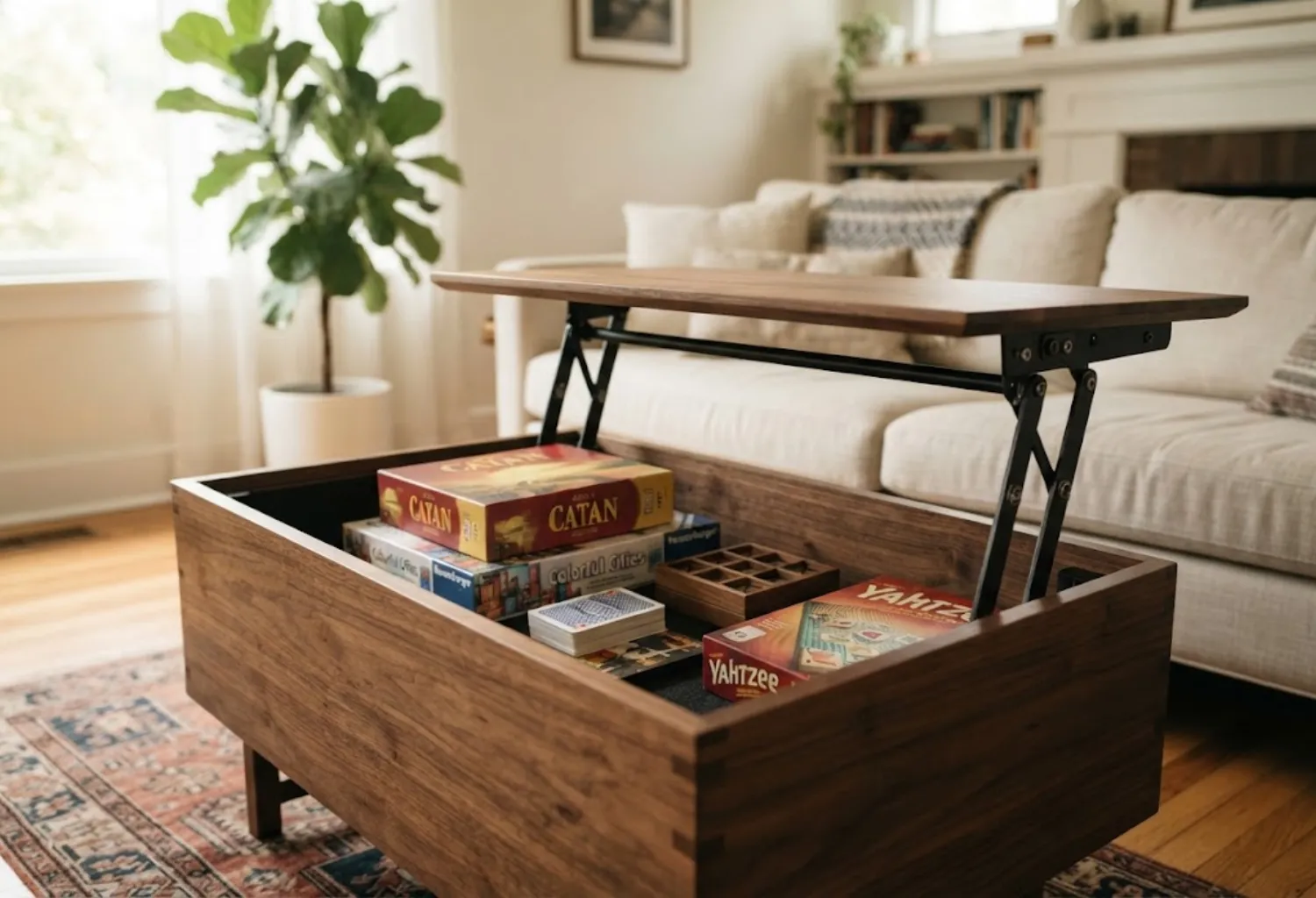 Coffee Table with Hidden Storage