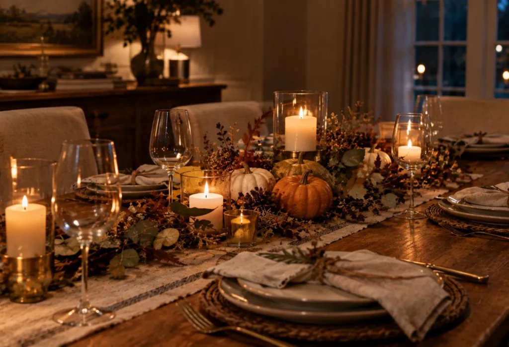 Create a Moody Candlelit Table