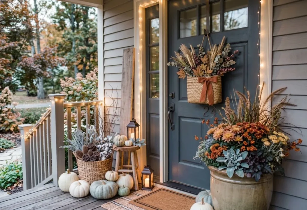 DIY Fall Door Basket