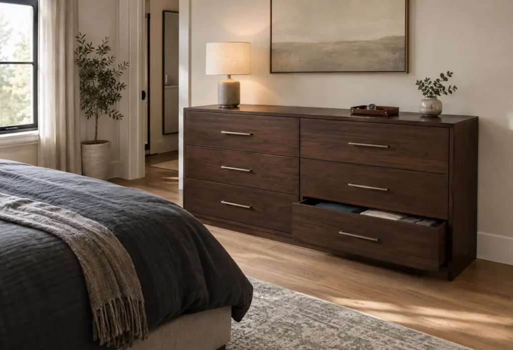  Dark Wood Storage Dresser