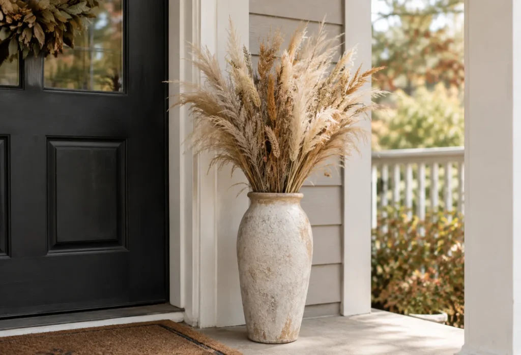 Dried Wheat or Pampas Grass Arrangements