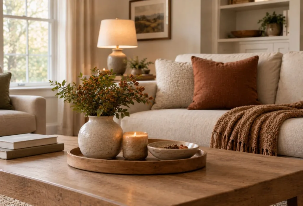 Fall Coffee Table Tray