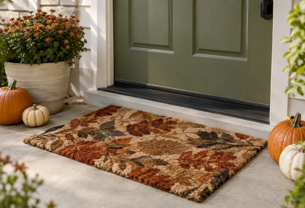 Fall-Colored Door Mat