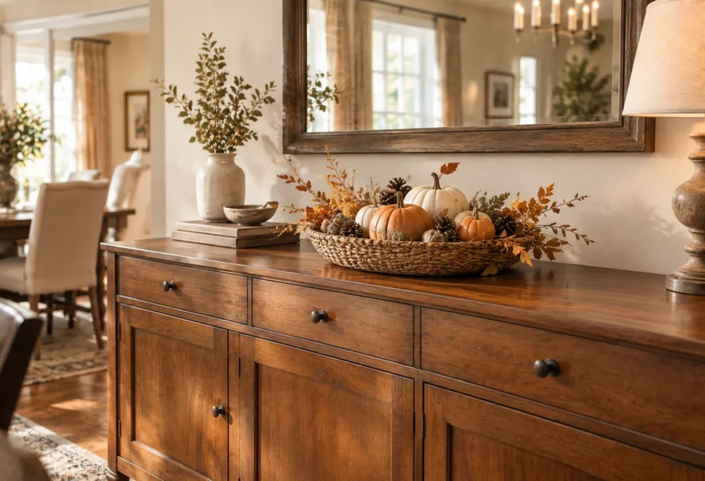 Fall Decor With Everyday Tableware