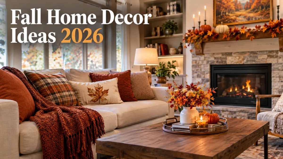Fall Home Decor Ideas 2026