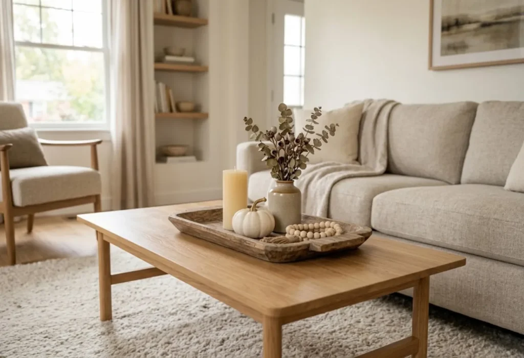 Fall-Themed Coffee Table Tray