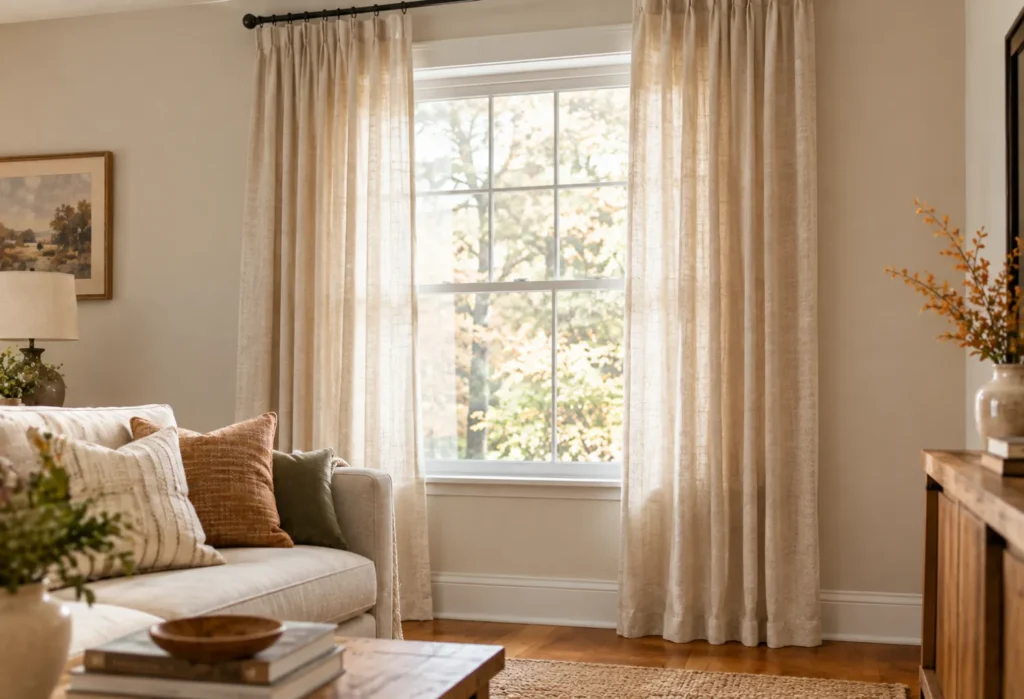 Fall Window Treatment