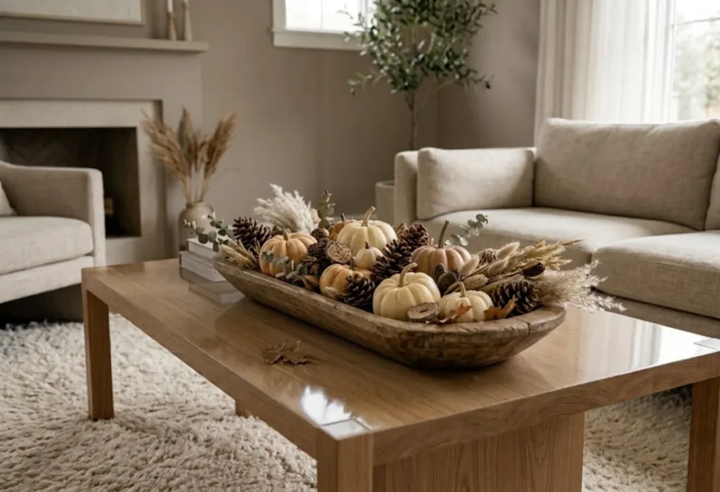 Farmhouse Dough Bowl Display