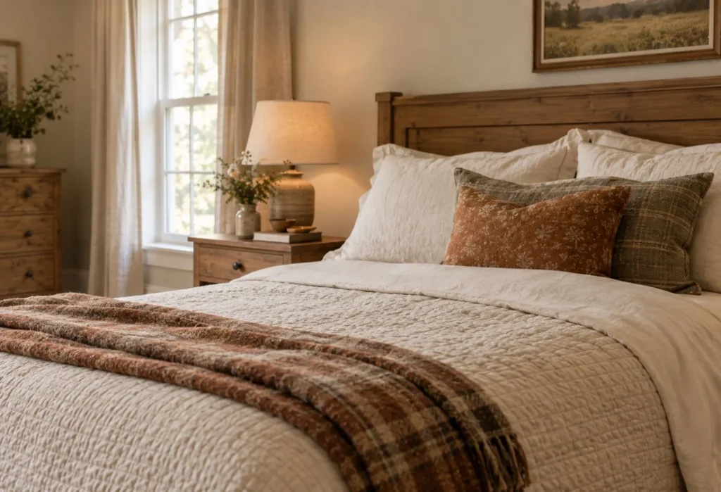 Farmhouse Fall Bedroom Layers