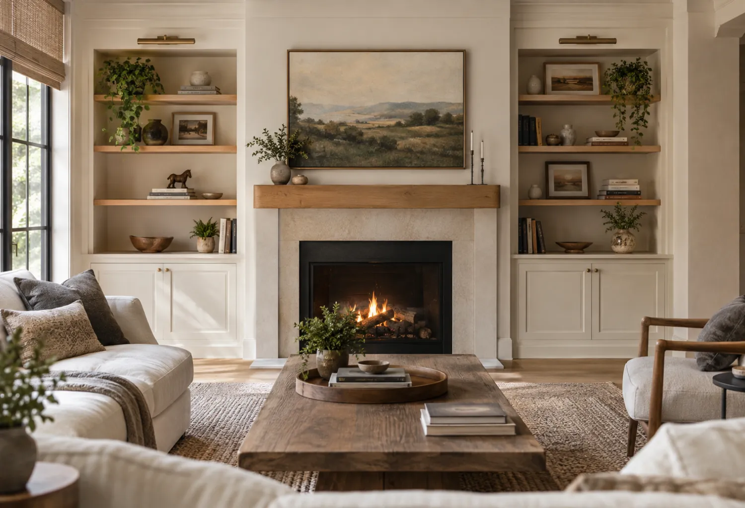 Fireplace Built-In Cabinets